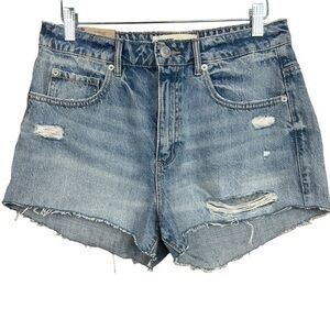 GARAGE Super High Rise Raw Hem Festival Short